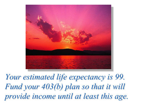 ImagiSOFT STRS 403(b) Life Expectancy Presentation