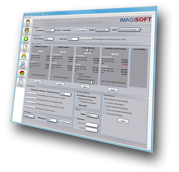 ImagiSOFT Universal Life Illustration System